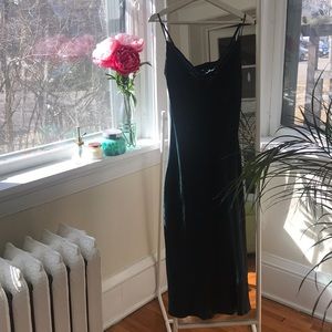 Gorgeous Emerald Green Slip Dress